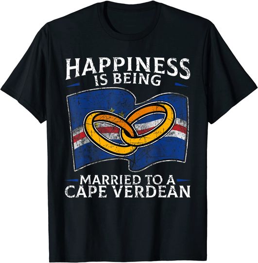 Discover T-Shirt  Homem E Mulher Criança Bandeira De Cabo Verde