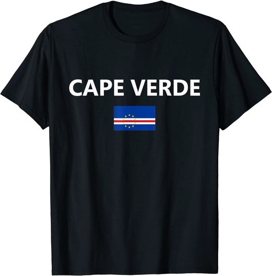 Discover Bandeira de Cabo Verde T-Shirt  Para Homem E Mulher Criança