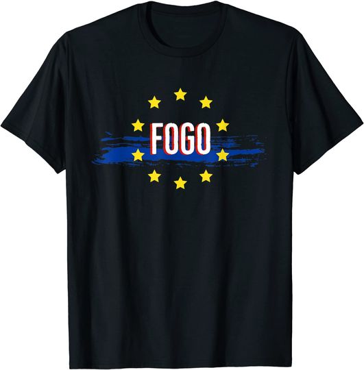 Discover Fogo |  Bandeira De Cabo Verde T-Shirt Para Homem E Mulher Criança