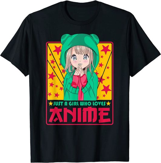 T-Shirt Camiseta Manga Curta Anime Japonesa Anime Mulher - Kawaii Otaku Manga Japonesa Anime Meninos