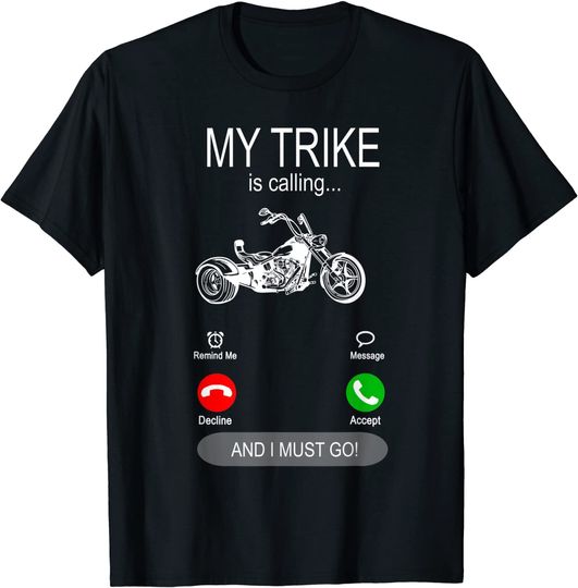 Discover T-Shirt Camiseta Manga Curta Triciclo Meu Trike Está Chamando