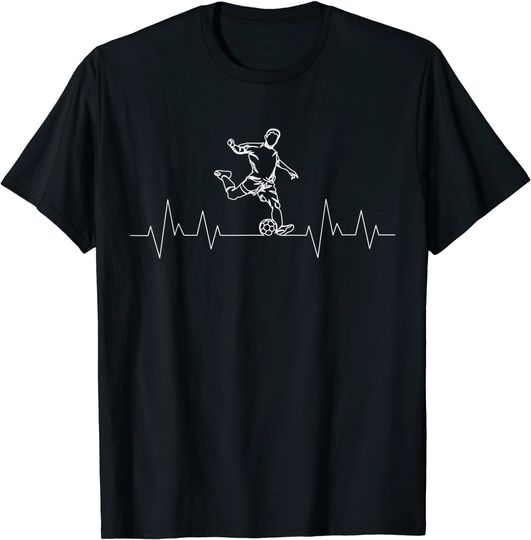 T-shirt para Homem e Mulher Presente para Amantes de Futebol