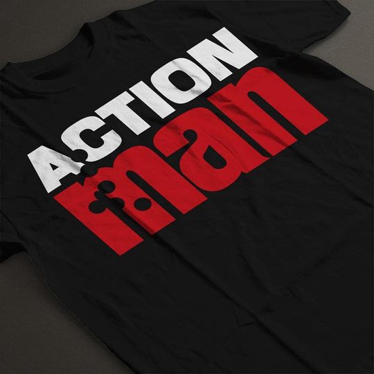 Discover T-Shirt Camiseta Manga Curta Action Man Logo Vermelho