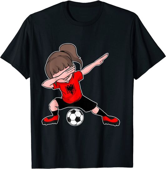 Discover T-shirt Jogadora de Futebol Dab | Camiseta para Homem e Mulher