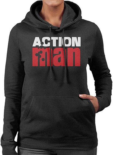 Discover Hoodie Sweater Com Capuz  Action Man Logo Vermelho