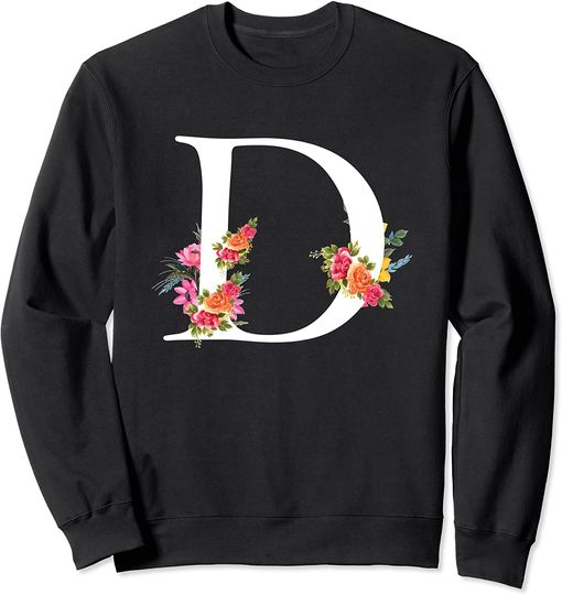 Suéter Sweater Unissexo nome Presente Ideal para Alguém Cujo Nome Começa com D