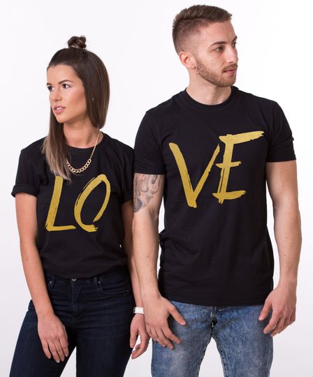 Discover Presente para Dia dos Namorados T-Shirt Casal Love