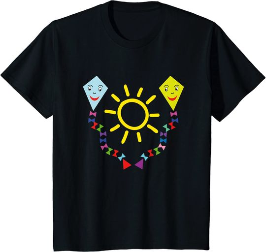 Discover T-shirt Unissexo Sol e Papagaios de Papel Sorriso