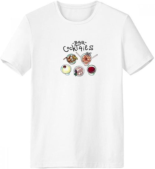 Discover T-Shirt Camiseta Manga Curta Bar Cocktails Ricard