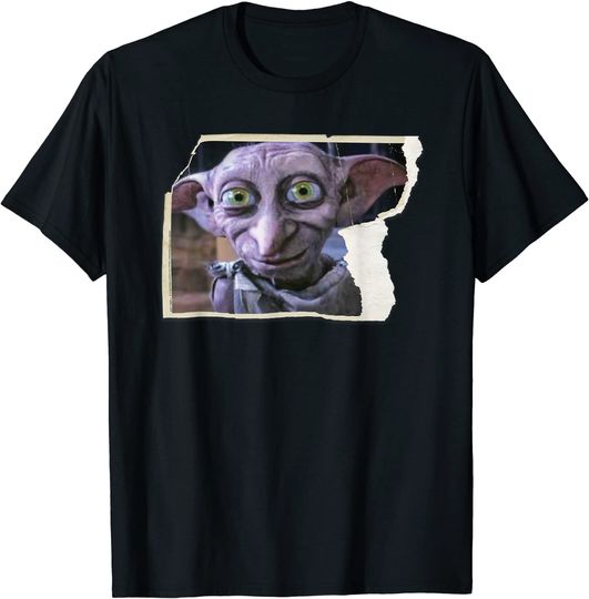Discover T-shirt Dobby Foto Desgastada | Camiseta Unissexo Presente Ideal