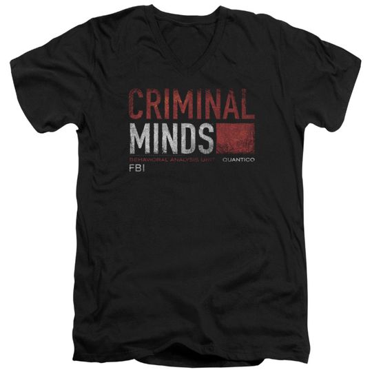 Discover Criminal Minds Behavioral Analysis Unit Black T-Shirt Camiseta Manga Curta Mentes Criminosas