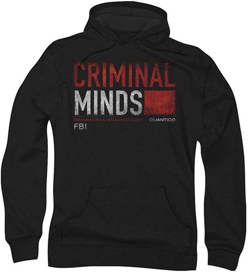 Discover Criminal Minds - Mens Title Card Hoodie Sweater Com Capuz Mentes Criminosas