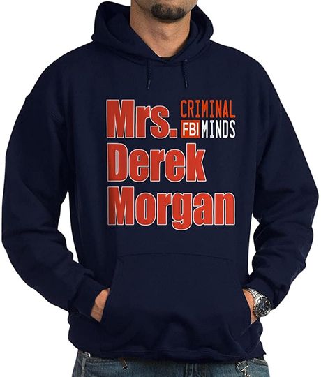 Discover CafePress Mrs. Derek Morgan Criminal Minds Hoodie Sweater Com Capuz Mentes Criminosas