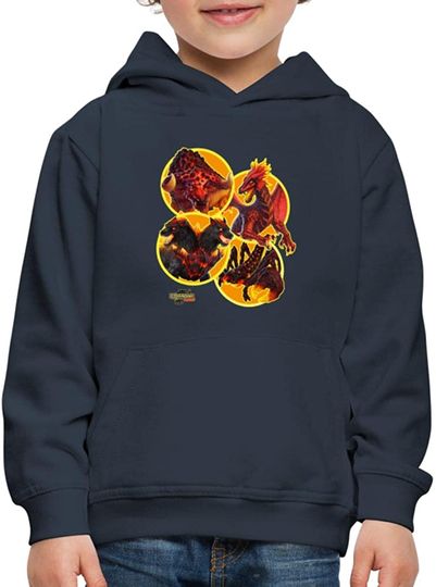 Discover Hoodie Sweater Com Capuz Schleich Eldrador Lava Fighters