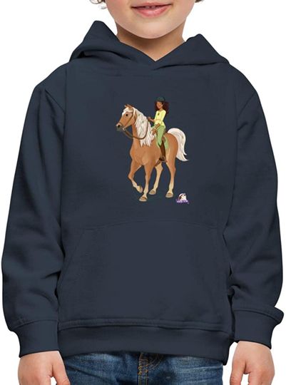 Discover Hoodie Sweater Com Capuz Schleich Cavalo Clube  Sarah & Mystery Pose