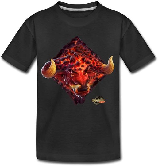 Discover T-Shirt Camiseta Manga Curta Schleich  Eldrador Fire Bull