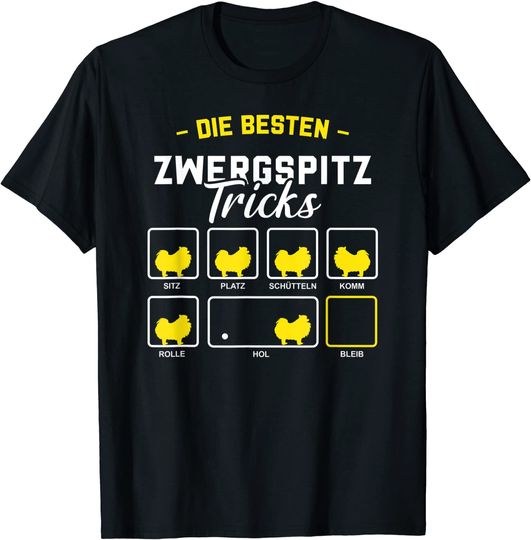 Discover T-shirt Masculina Feminina Cão Zwergspitz