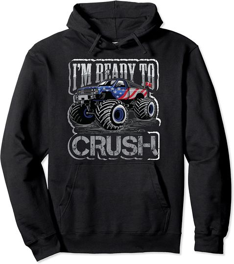 Discover Monster Trucks Crush Hoodie Sweater Com Capuz Carros de Brincar