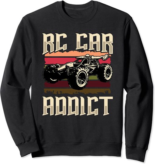 Discover Racing Radio Brinquedo Divertido Carro Vintage Controlado Suéter Sweatshirt Carros de Brincar