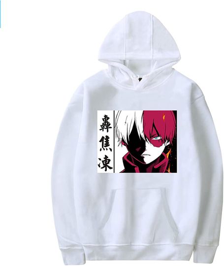 Discover Hoodie Sweater Com Capuz Anime Figura Bakugou Himiko Toga Deku