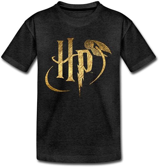 Discover Spreadshirt Harry Potter Golden Snitch Logo T-Shirt Camiseta Manga Curta Snitch Harry Potter
