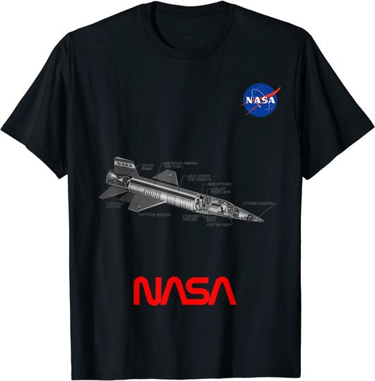 Discover T-shirt Unissexo Avião A Jato NASA
