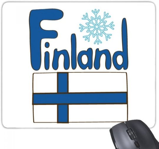 Discover Tapetes de Rato Retângulo Bandeira da Finlândia