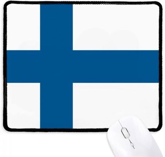 Discover Bandeira da Finlândia | Tapetes de Rato Retângulo