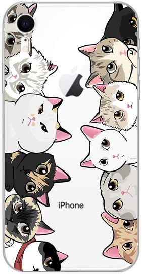 Discover Capas para Iphone Protetora para Telemóvel Presente Ideal para Amantes de Gato