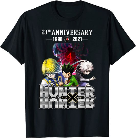 Discover Hunter X Hunter | T-shirt Unissexo Presente de Aniversário de 23 Anos