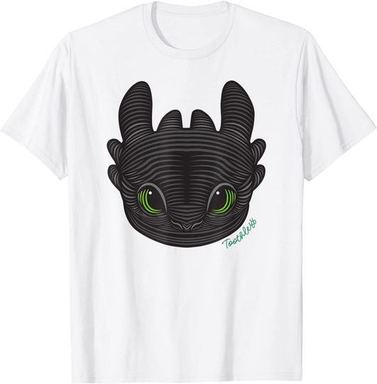 Discover Como Treinar Seu Dragão 3 Desdentado T-Shirt Camiseta Manga Curta Banguela