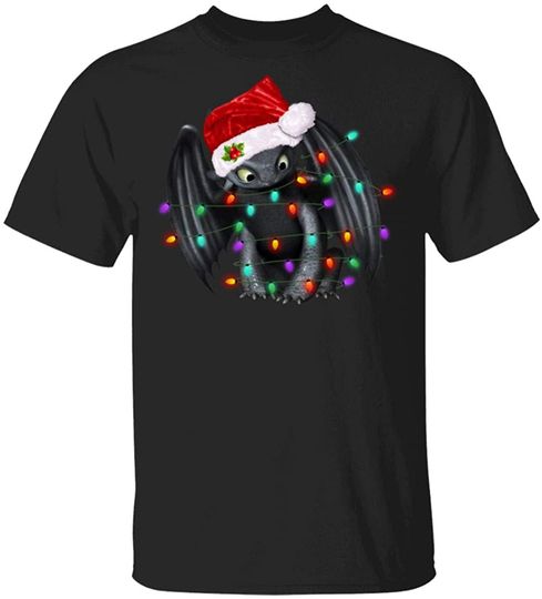 Discover T-Shirt Camiseta Manga Curta Banguela Toothless Christmas