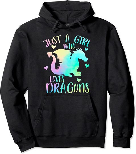 Discover Apenas Uma Menina Que Ama Dragões Hoodie Sweater Com Capuz Banguela