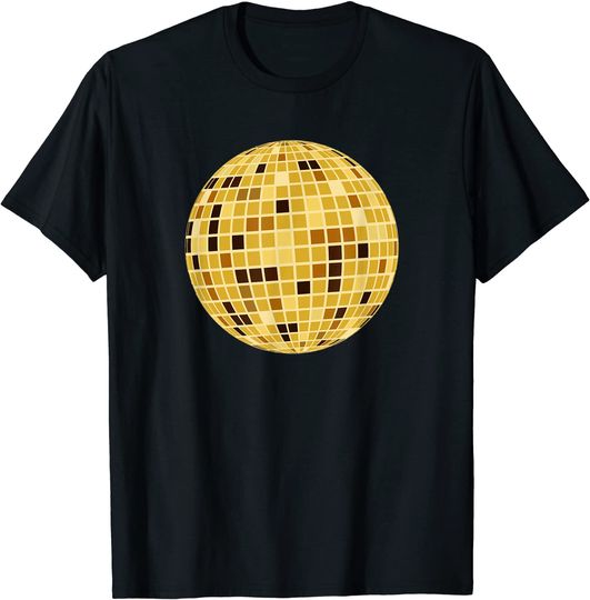 T-Shirt Camiseta Manga Curta Bola De Espelhos 80's