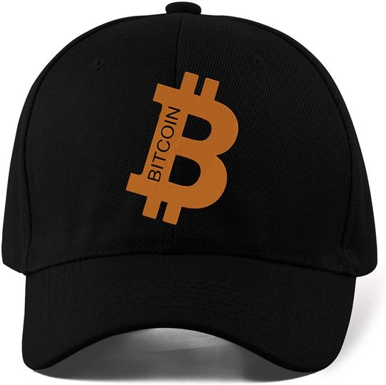 Discover Bitcoin Logo Crypto Boné Bitcoin