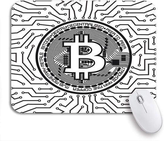 Discover Mouse Pads Tapete de Rato Bitcoin