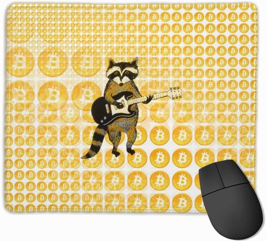 Discover Bitcoin Tapete de Rato Mouse Pads Bitcoin