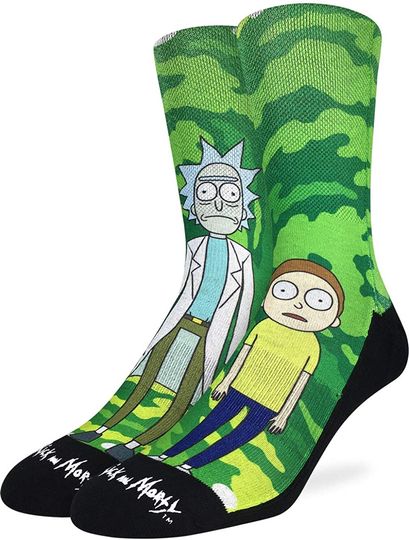 Discover Meias Estampadas Rick e Morty Presente Ideal para O Amante dos Desenhos Animados de Rick E Morty