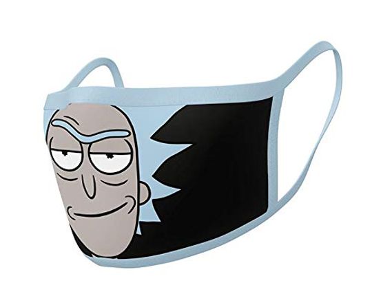 Discover Máscara Facial Presente Ideal para O Amante dos Desenhos Animados de Rick e Morty
