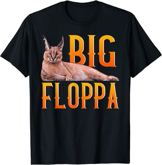 Discover Big Floppa Meme do Gato | T-shirt Masculina Feminina