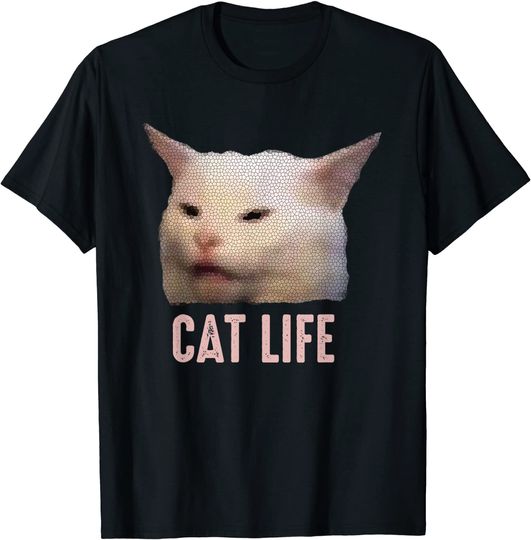 Discover Cat Life Meme do Gato | T-shirt Masculina Feminina
