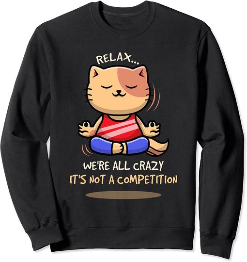 Discover Suéter Sweater Unissexo Meme do Gato Divertido