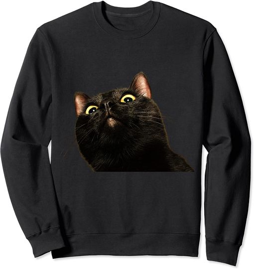 Discover Meme do Gato Preto | Suéter Sweater para Homem e Mulher