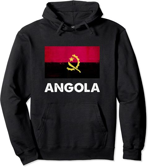Discover Hoodie Sweater Com Capuz Bandera Angola
