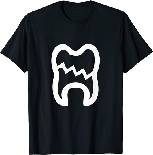 Discover T-shirt Unissexo Dentes Podres