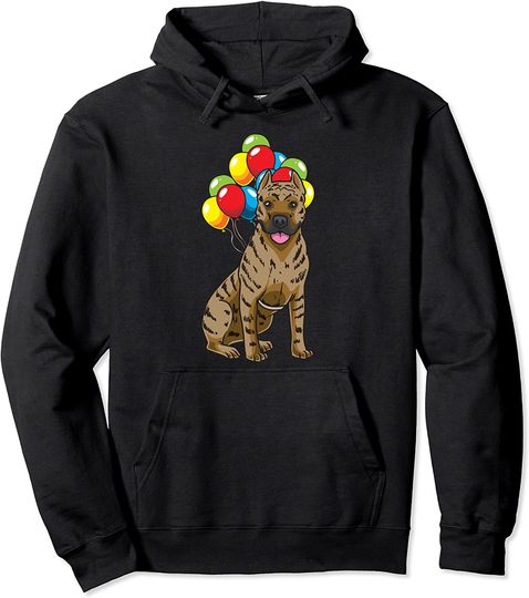 Discover Hoodie Sweater Com Capuz Arco De Balões  Cachorro Presa Canario Com Balões Coloridos