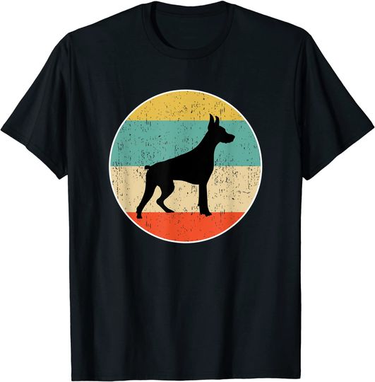 Discover Pinscher Alemão | T-shirt Estilo Retrô para Homem e Mulher