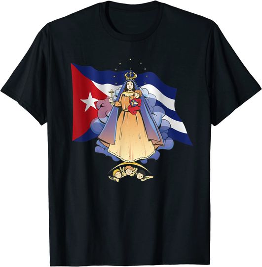 Discover Nossa Senhora da Caridade do Cobre Padroeira de Cuba e da Bandeira Cubana | T-shirt para Homem e Mulher
