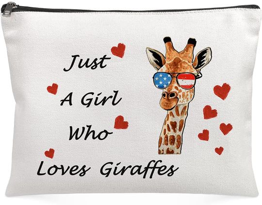 Discover Bolsas de Maquiagem Just A Girl Who Loves Giraffes