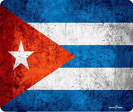 Discover Tapete de Rato para Computador Vintage Bandeira de Cuba